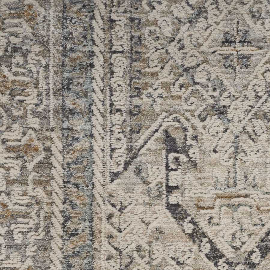 Nourison Lynx LNX01 Rug - Ivory Grey & Blue