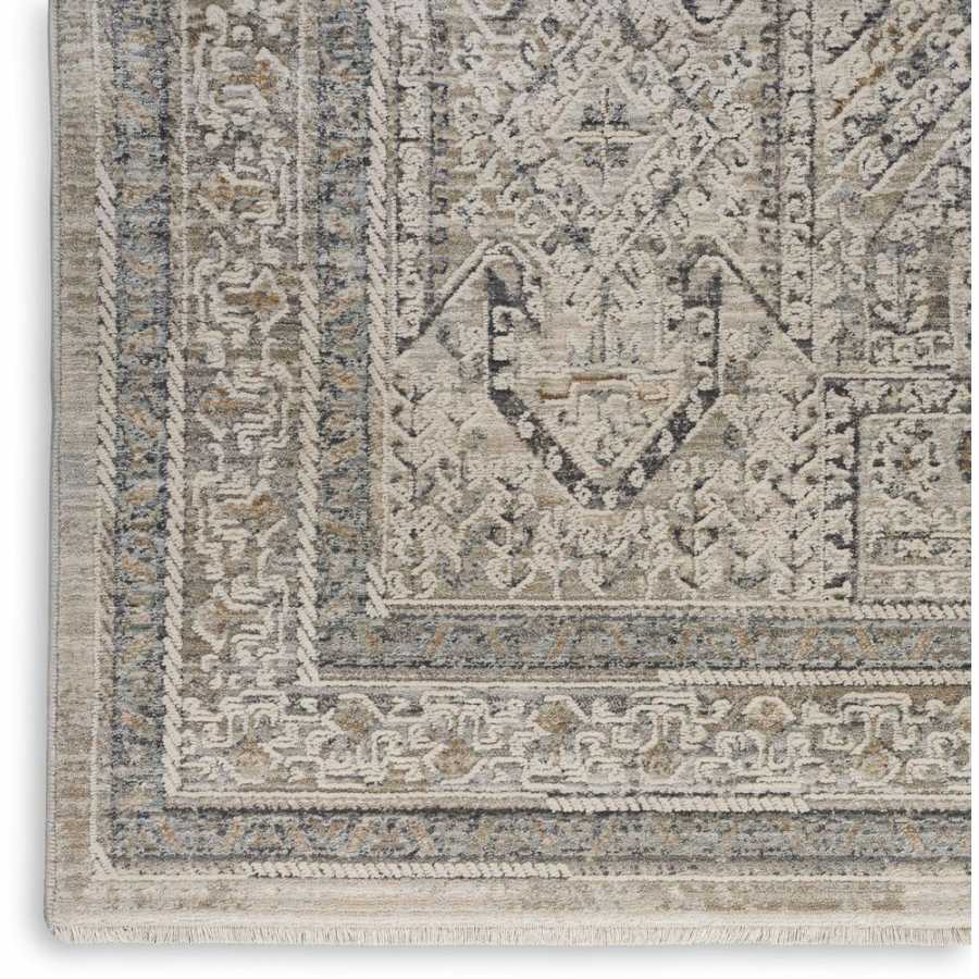 Nourison Lynx LNX01 Rug - Ivory Grey & Blue