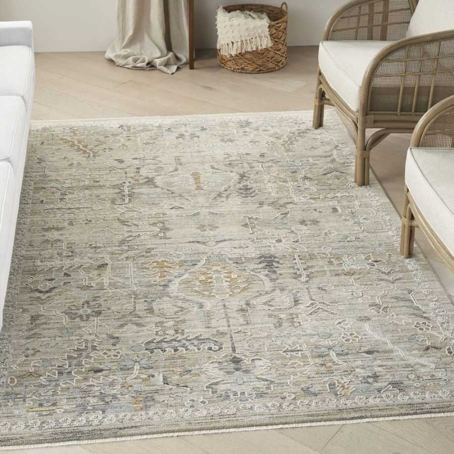 Nourison Lynx LNX02 Rug - Ivory & Taupe