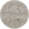 Nourison Lynx LNX02 Round Rug - Ivory & Taupe