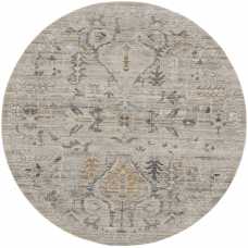 Nourison Lynx LNX02 Round Rug - Ivory & Taupe