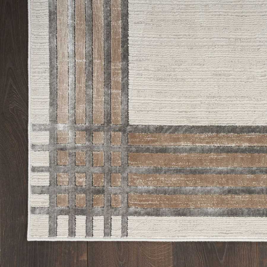 Nourison Desire DSR01 Rug - Ivory & Silver