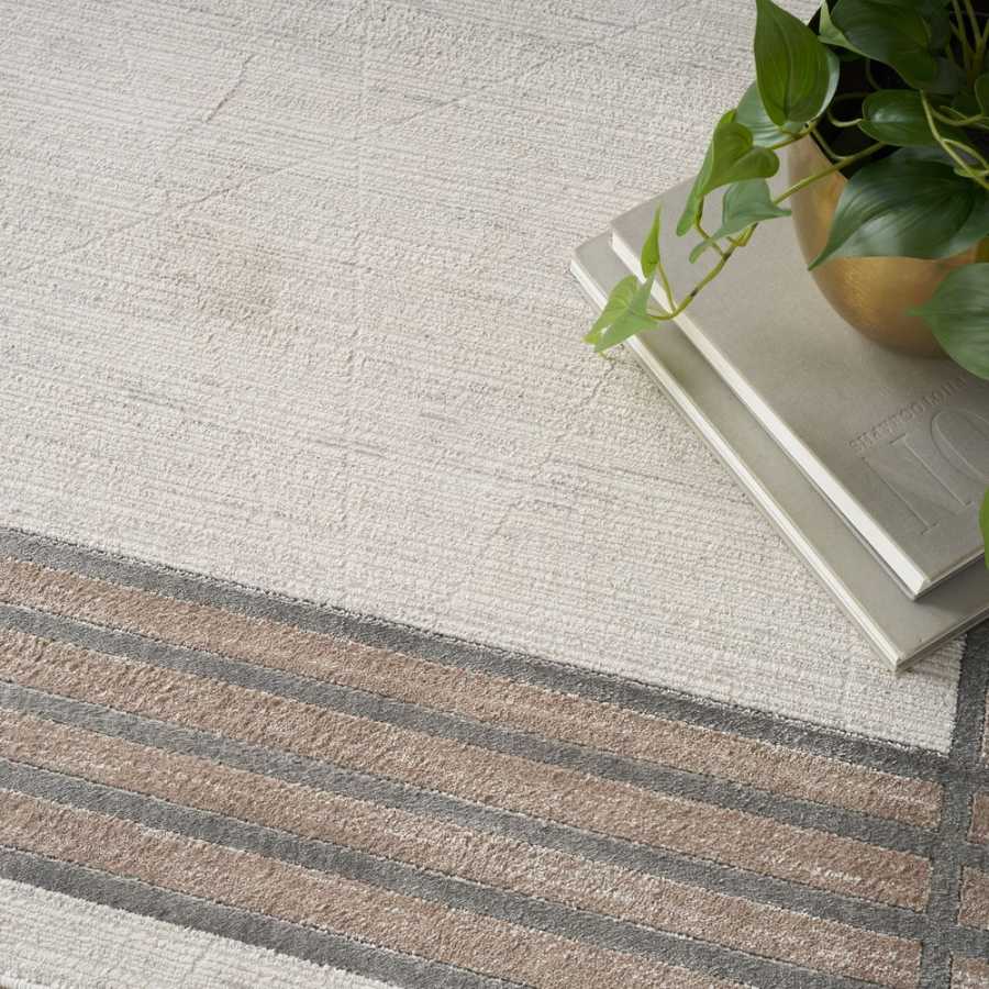 Nourison Desire DSR01 Rug - Ivory & Silver