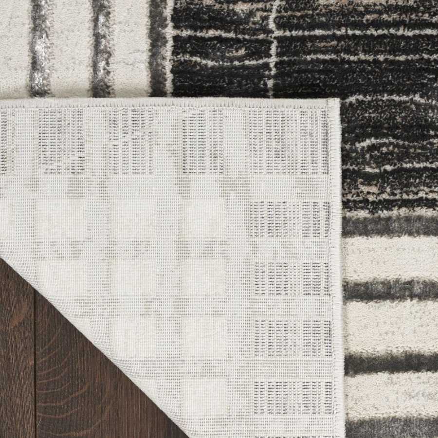 Nourison Desire DSR01 Runner Rug - Charcoal & Silver