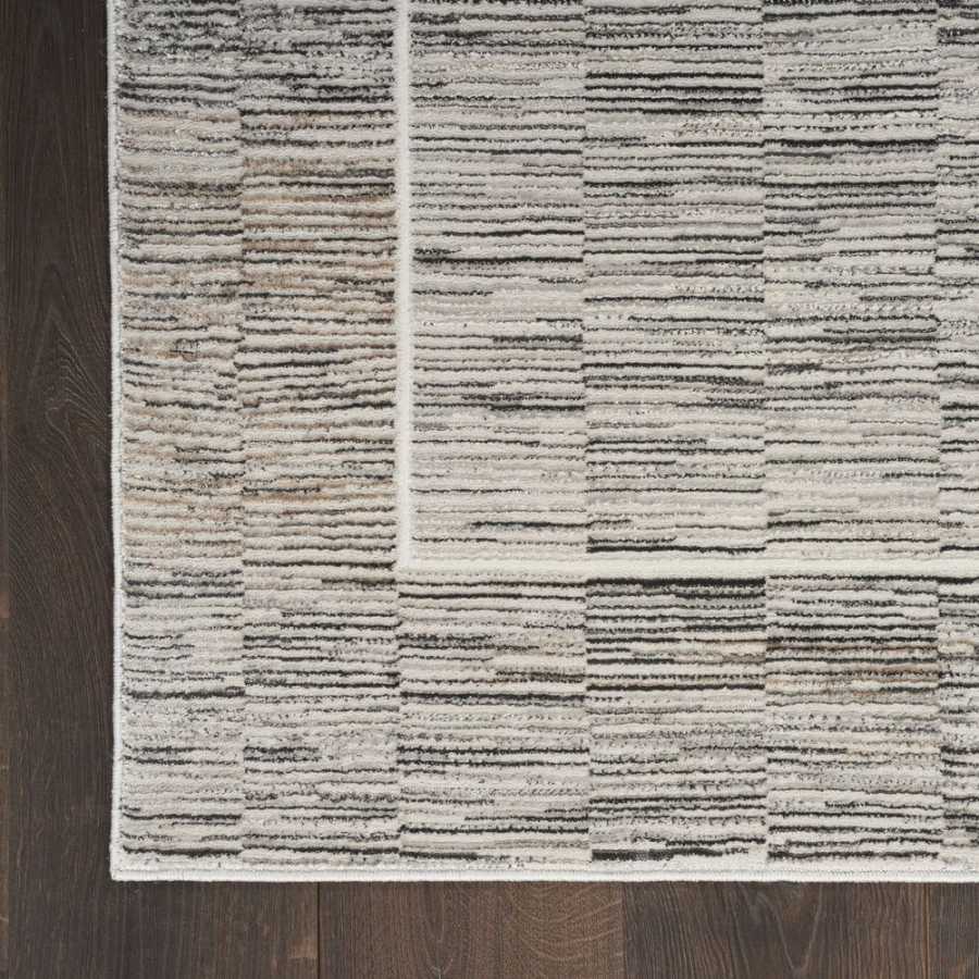 Nourison Desire DSR02 Runner Rug - Charcoal & Grey