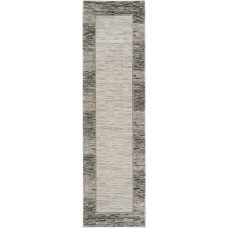 Nourison Desire DSR02 Runner Rug - Grey & Black