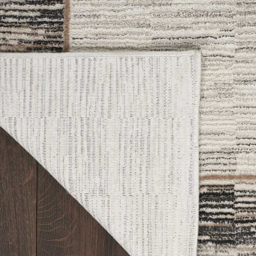 Nourison Desire DSR02 Runner Rug - Grey & Black