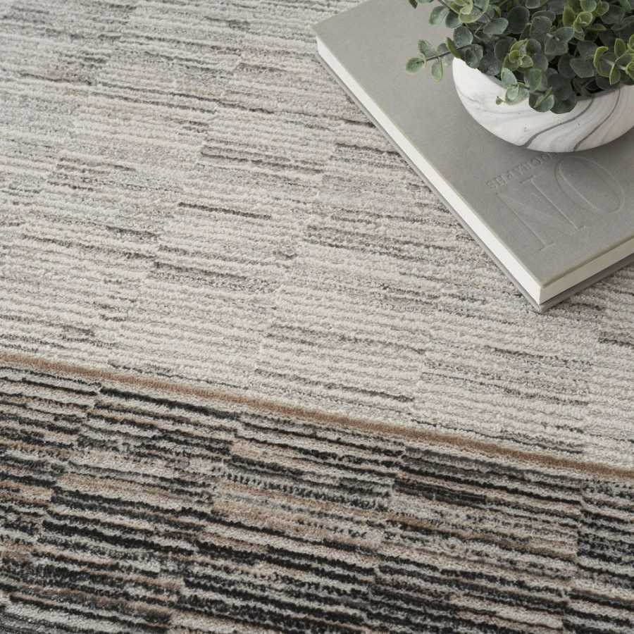 Nourison Desire DSR02 Rug - Grey & Black