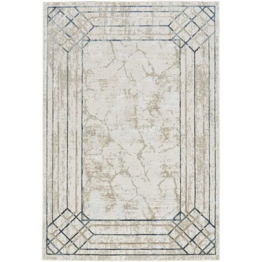 Nourison Glitz GLZ03 Rug - Ivory & Taupe