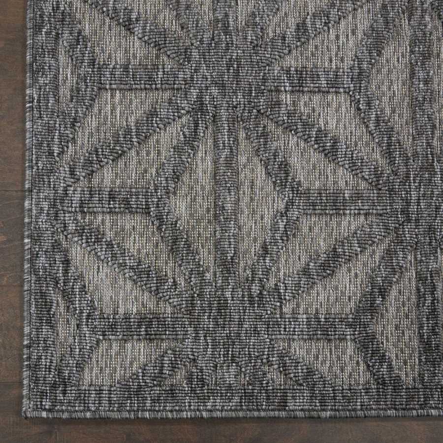 Nourison Cozumel CZM01 Runner Rug - Dark Grey