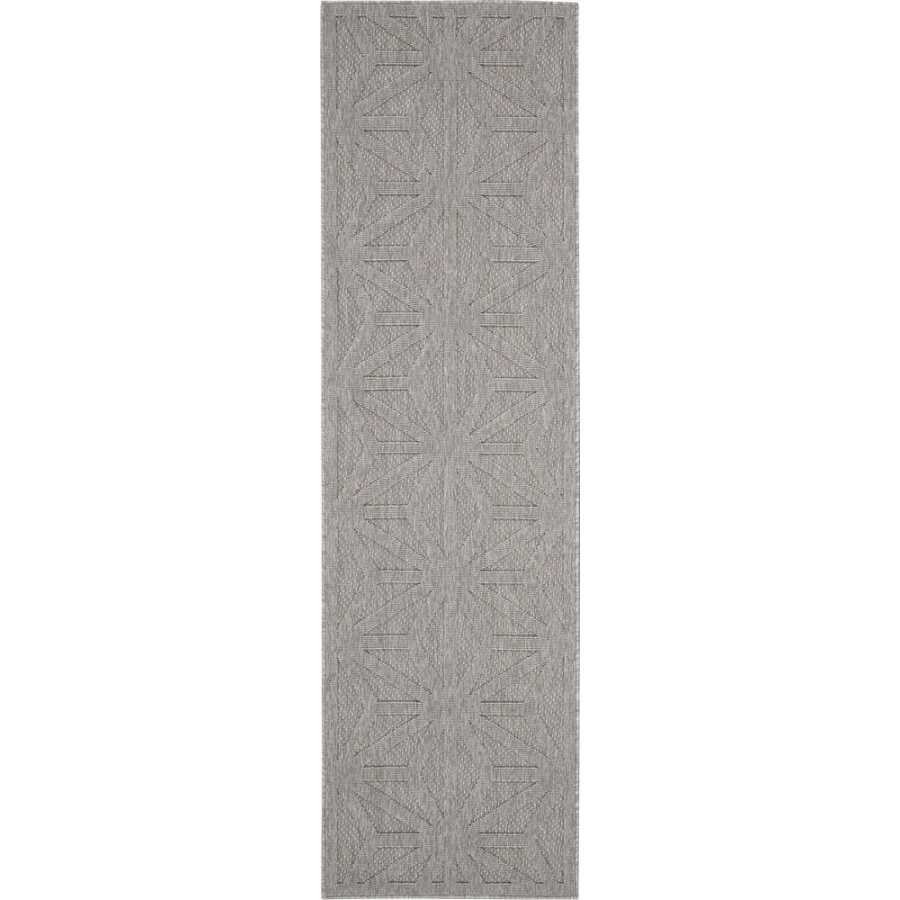 Nourison Cozumel CZM01 Runner Rug - Light Grey