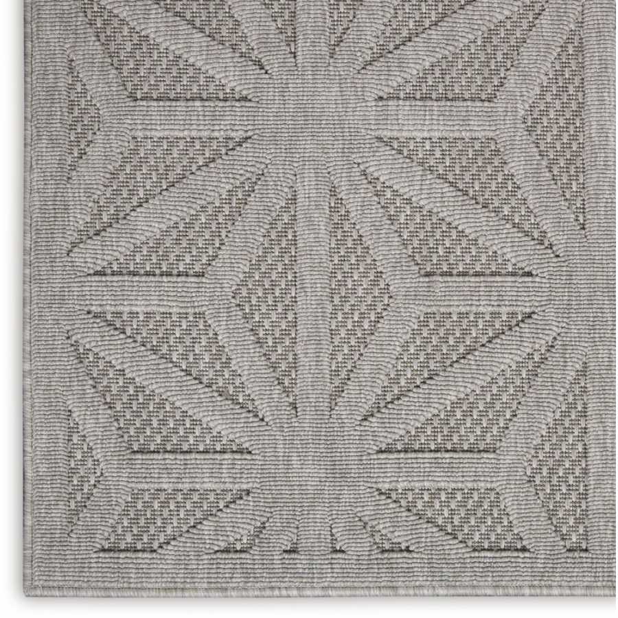 Nourison Cozumel CZM01 Runner Rug - Light Grey