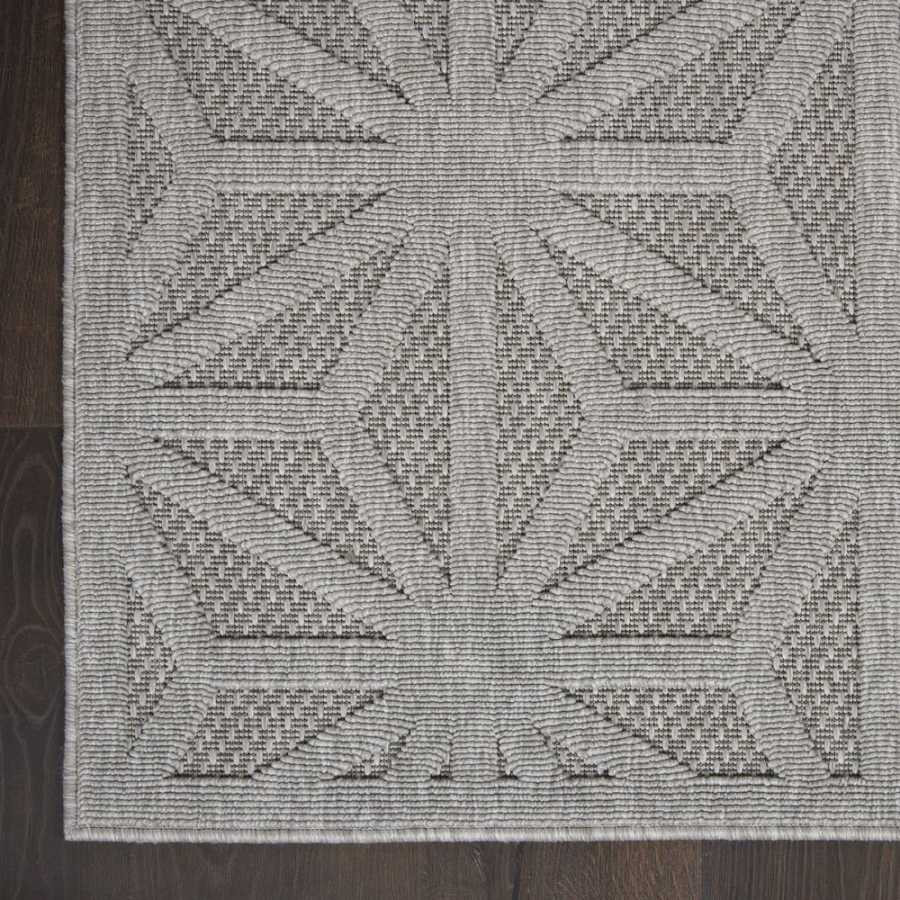 Nourison Cozumel CZM01 Runner Rug - Light Grey