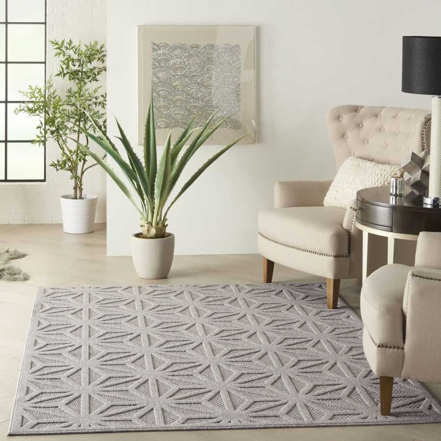 Nourison Cozumel CZM01 Rug - Light Grey