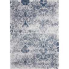 Nourison Damask DAS06 Rug - Ivory & Navy