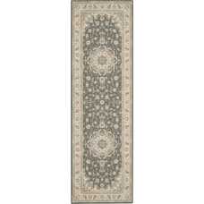 Nourison Living Treasures LI15 Runner Rug - Grey & Ivory