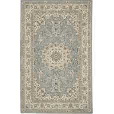 Nourison Living Treasures LI15 Rug - Aqua & Ivory