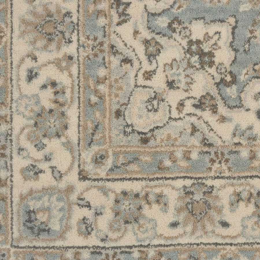 Nourison Living Treasures LI15 Rug - Aqua & Ivory