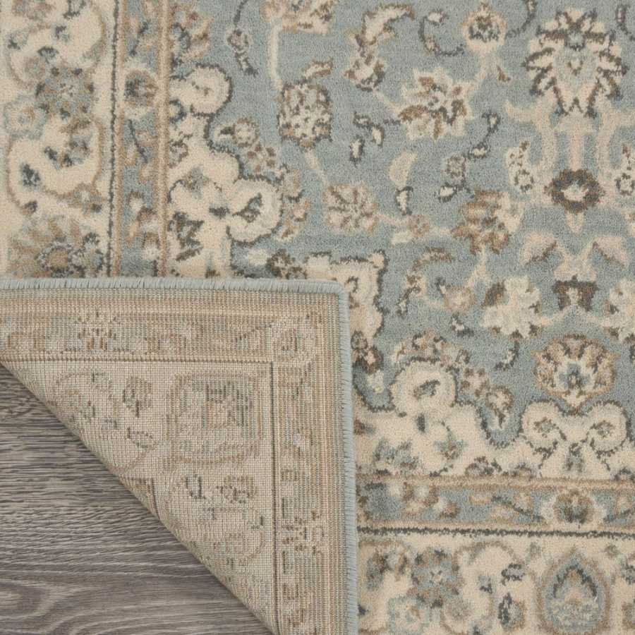 Nourison Living Treasures LI15 Rug - Aqua & Ivory