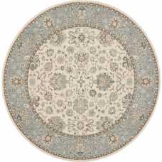 Nourison Living Treasures LI16 Round Rug - Grey & Ivory