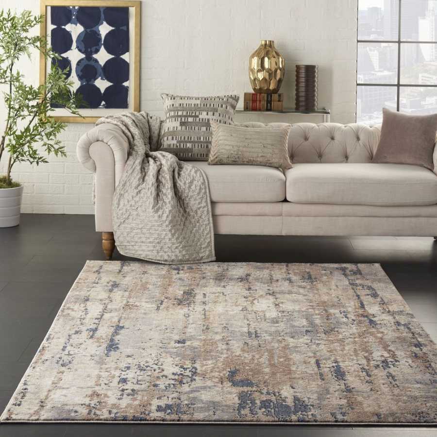 Nourison Quarry QUA01 Rug - Beige & Grey