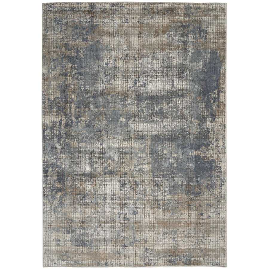 Nourison Quarry QUA02 Rug - Blue & Beige