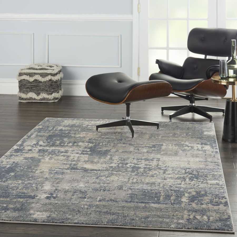 Nourison Quarry QUA04 Rug - Grey & Beige