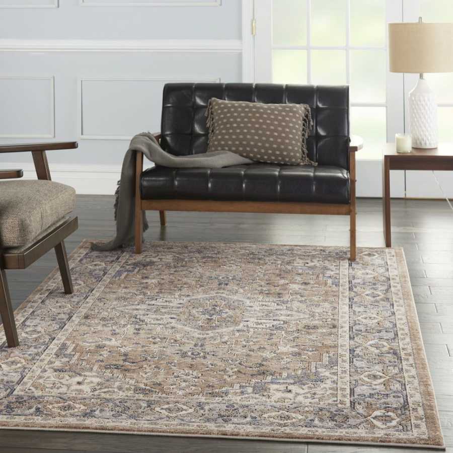 Nourison Quarry QUA05 Rug - Beige & Grey