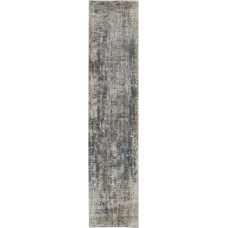 Nourison Quarry QUA02 Runner Rug - Blue & Beige