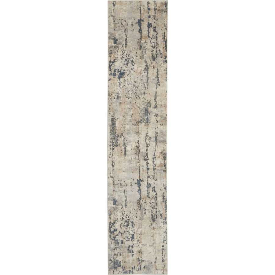 Nourison Quarry QUA01 Runner Rug - Beige & Grey