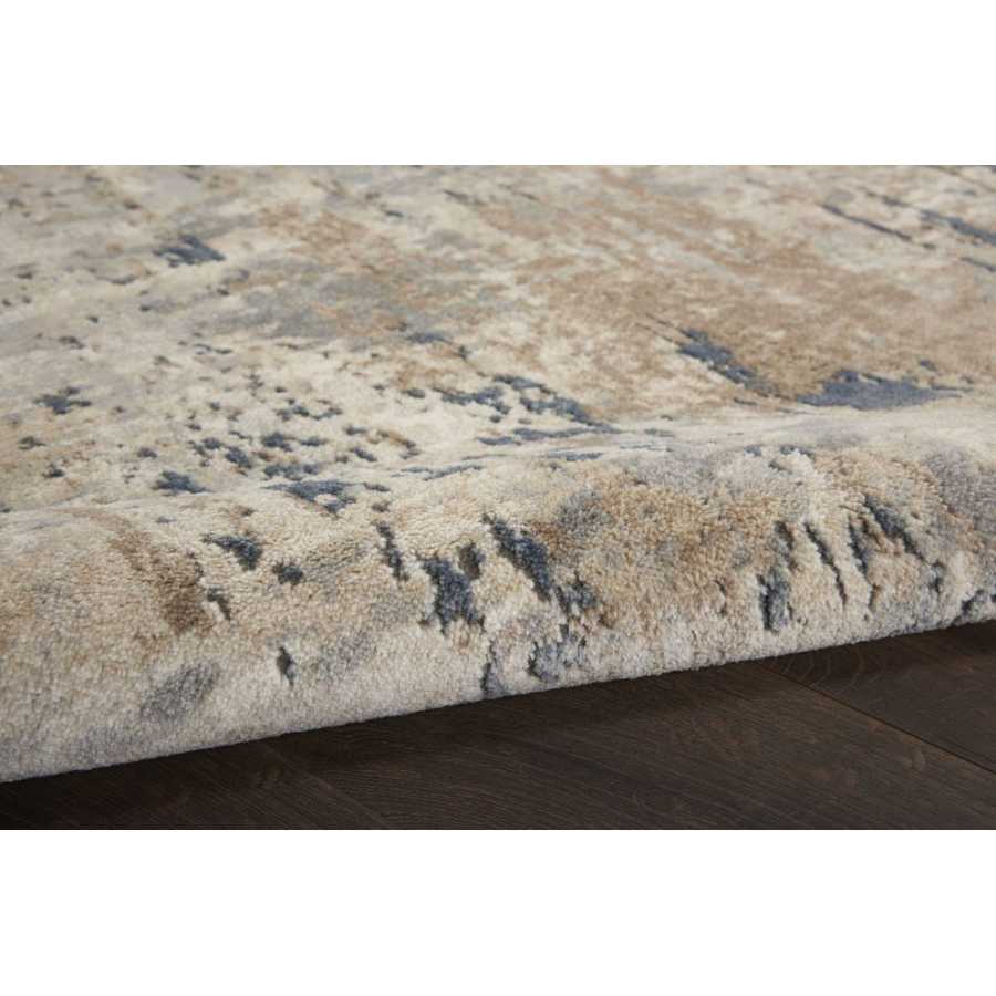 Nourison Quarry QUA01 Runner Rug - Beige & Grey