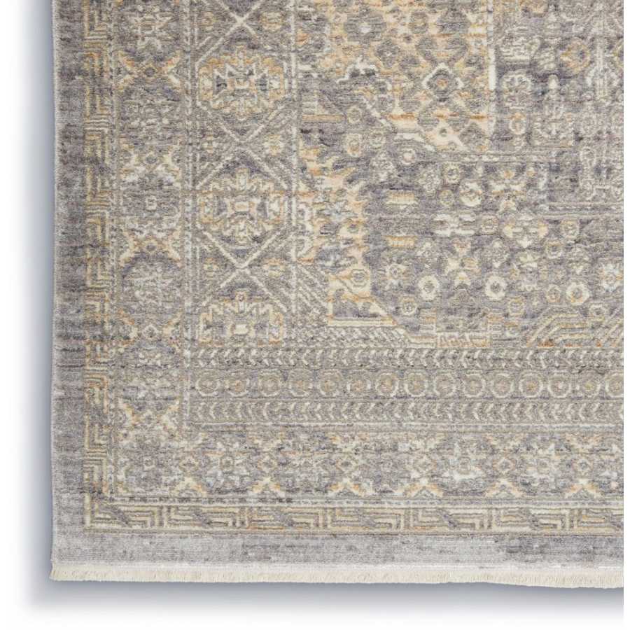 Nourison Lustrous Weave LUW02 Rug - Grey & Beige