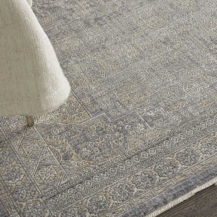 Nourison Lustrous Weave LUW02 Rug - Grey & Beige