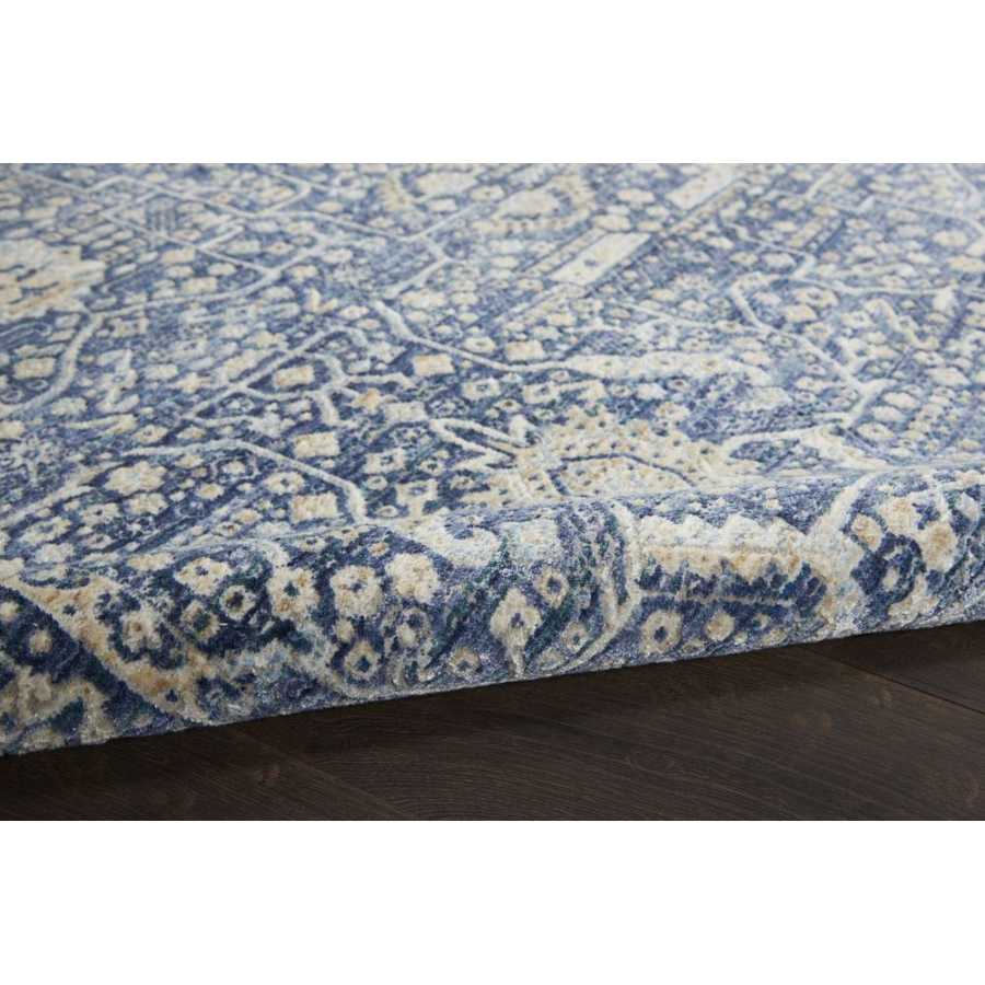 Nourison Lustrous Weave LUW03 Runner Rug - Blue