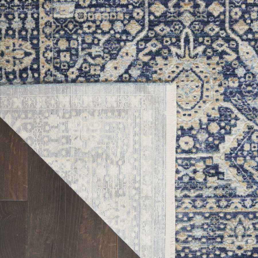 Nourison Lustrous Weave LUW03 Runner Rug - Blue