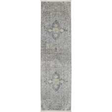 Nourison Lustrous Weave LUW04 Runner Rug - Blue & Grey