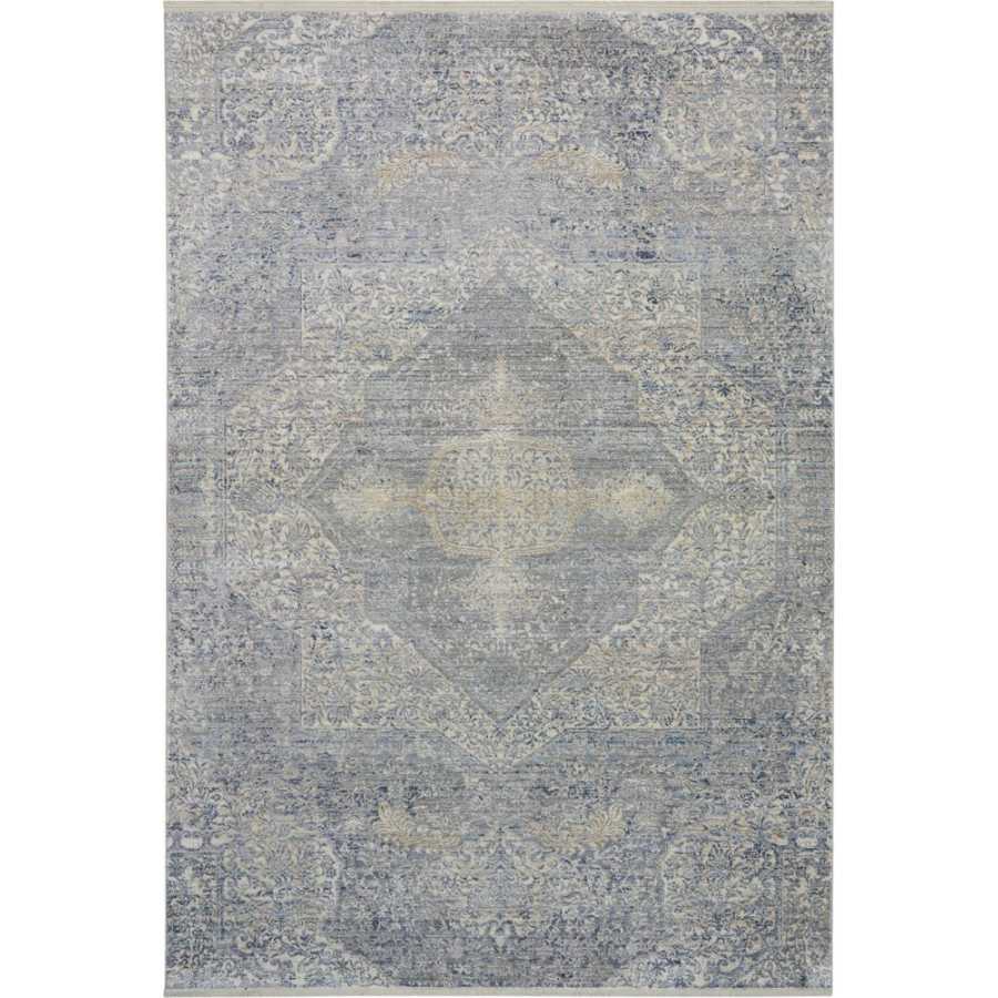 Nourison Lustrous Weave LUW04 Rug - Blue & Grey