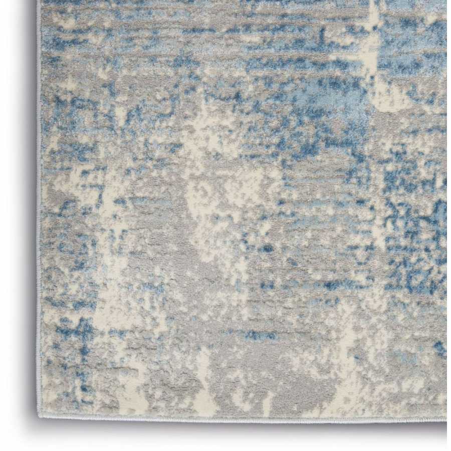Nourison Solace SLA02 Rug - Ivory Grey & Blue