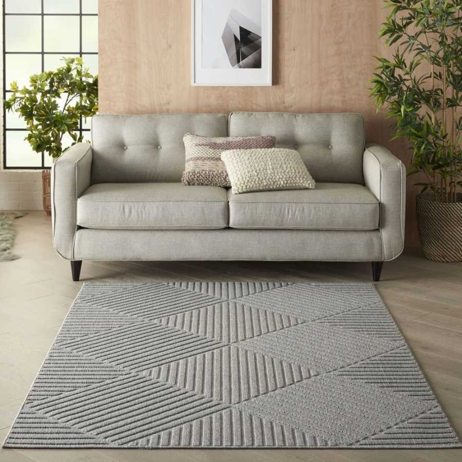 Nourison Cozumel CZM05 Rug - Light Grey