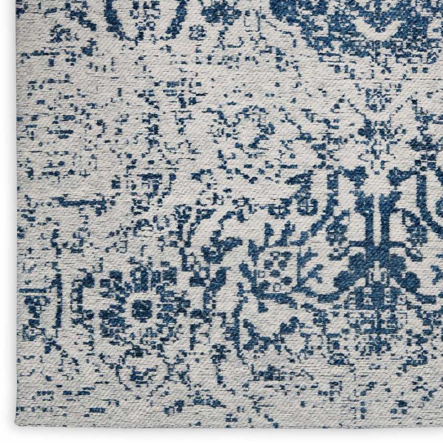 Nourison Damask DAS06 Rug - Blue