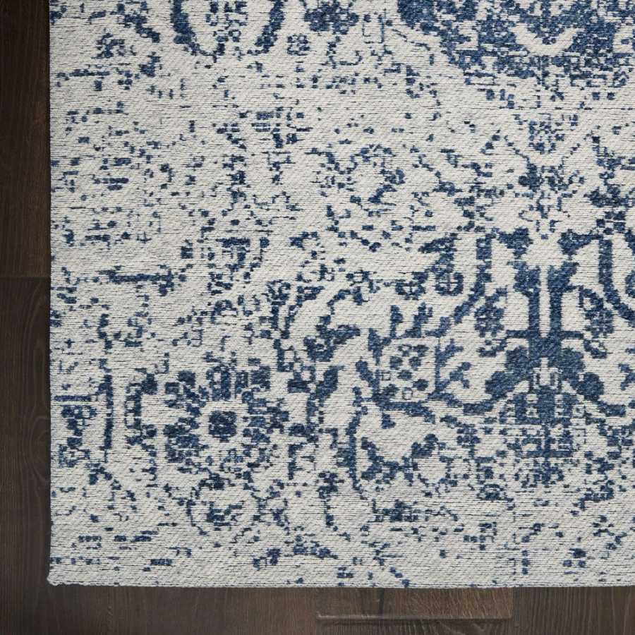 Nourison Damask DAS06 Rug - Blue