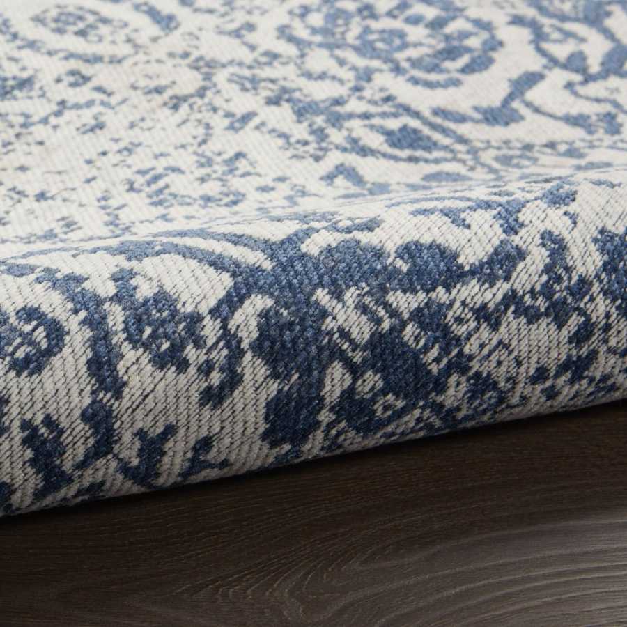 Nourison Damask DAS06 Rug - Blue