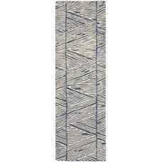 Nourison Colorado CLR01 Runner Rug - White & Blue