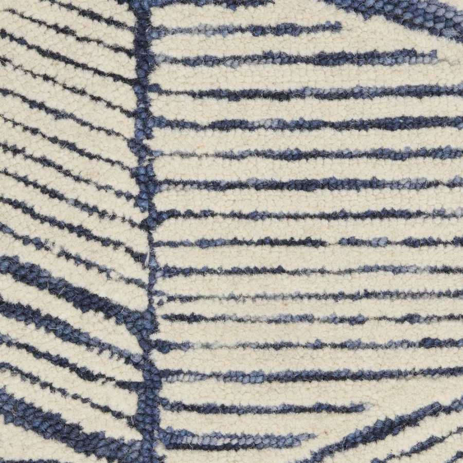 Nourison Colorado CLR01 Runner Rug - White & Blue