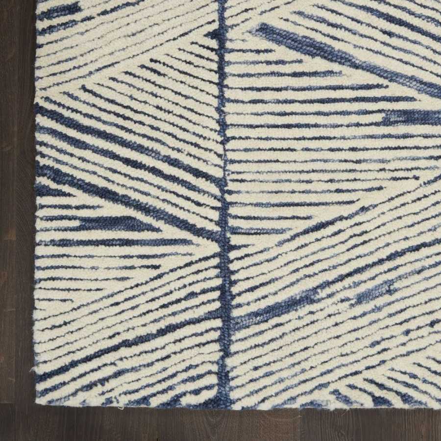 Nourison Colorado CLR01 Rug - White & Blue