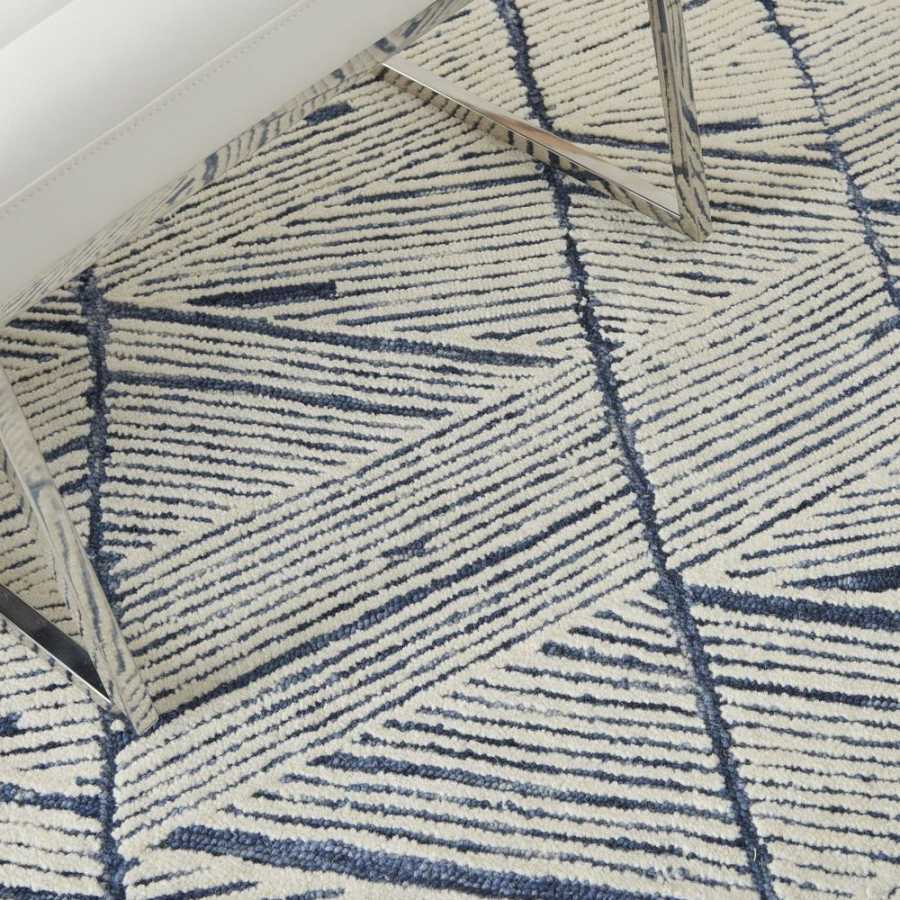 Nourison Colorado CLR01 Rug - White & Blue