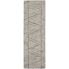 Nourison Colorado CLR01 Runner Rug - Grey & White