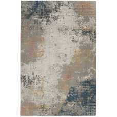 Nourison Rustic Textures RUS13 Rug - Grey & Blue