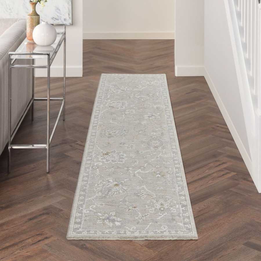 Nourison Infinite IFT04 Runner Rug - Light Grey