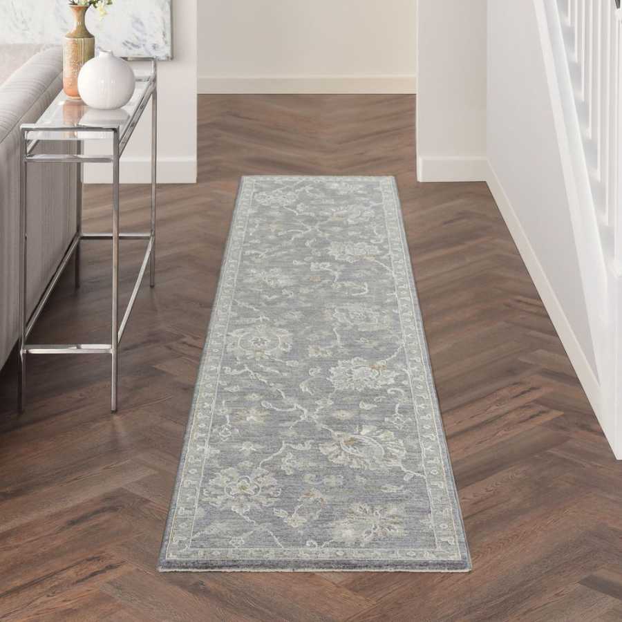 Nourison Infinite IFT04 Runner Rug - Charcoal